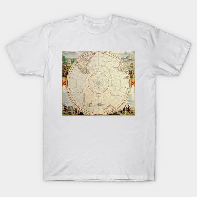 Terra Australis map T-Shirt by Culturio